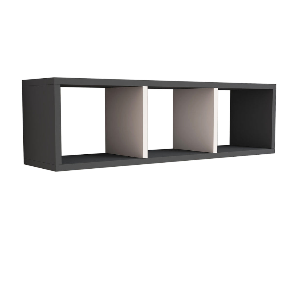 ΡΑΦΙΕΡΑ ΤΟΙΧΟΥ ΜΕΛΑΜΙΝΗΣ ΓΚΡΙ & ΛΕΥΚΟ CLASSIKER HM9228.13 90x22x25,6Υ εκ.