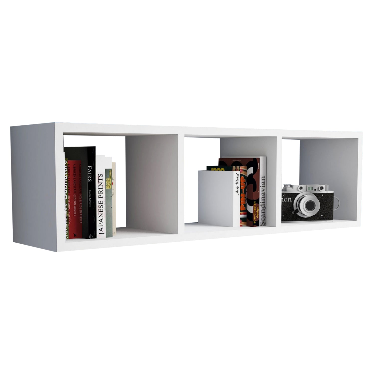 ΡΑΦΙΕΡΑ ΤΟΙΧΟΥ ΜΕΛΑΜΙΝΗΣ ΛΕΥΚΗ CLASSIKER HM9228.11 90x22x25,6Υ εκ.