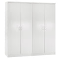 ΣΕΤ 2 ΝΤΟΥΛΑΠΕΣ 2ΦΥΛΛΕΣ JENNA HM11350.05 ΜΕΛΑΜΙΝΗ ΣΕ ΛΕΥΚΟ 160x43x181Υεκ