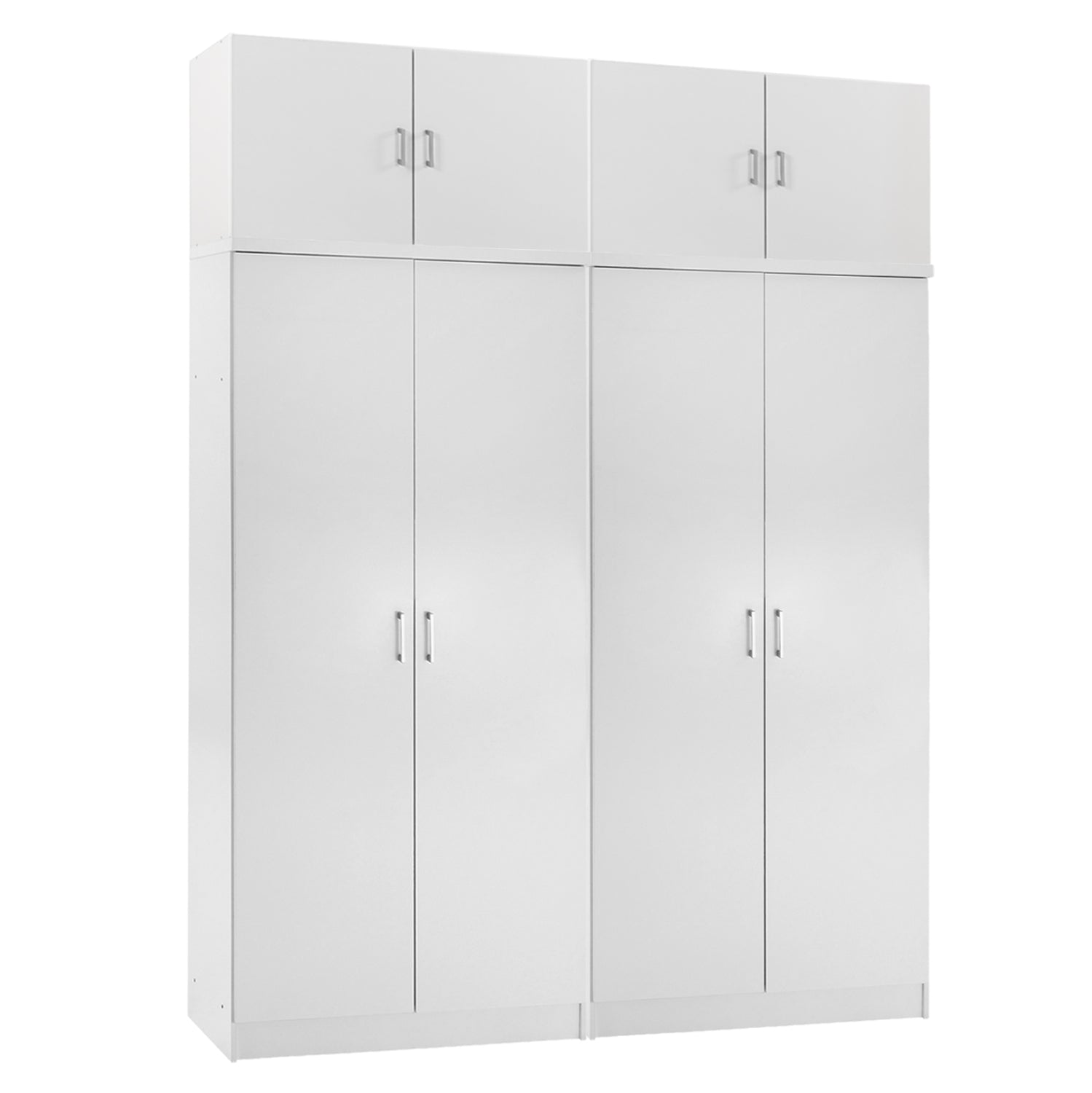 ΣΕΤ 2 ΝΤΟΥΛΑΠΕΣ 2ΦΥΛΛΕΣ ΜΕ ΠΑΤΑΡΙΑ JENNA HM11353.05 ΜΕΛΑΜΙΝΗ ΣΕ ΛΕΥΚΟ 160x43x240Υεκ