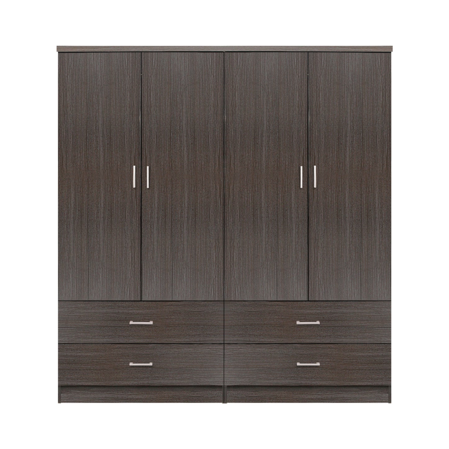 ΣΕΤ 2 ΤΜΧ ΝΤΟΥΛΑΠΑ 4ΦΥΛΛΗ ΜΕ 4 ΣΥΡΤΑΡΙΑ ZEBRANO 160X42X181 HM11349.01