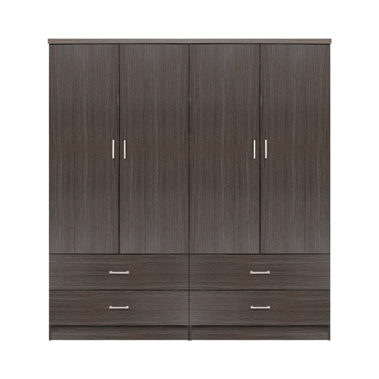 ΣΕΤ 2 ΤΜΧ ΝΤΟΥΛΑΠΑ 4ΦΥΛΛΗ ΜΕ 4 ΣΥΡΤΑΡΙΑ ZEBRANO 160X42X181 HM11349.01