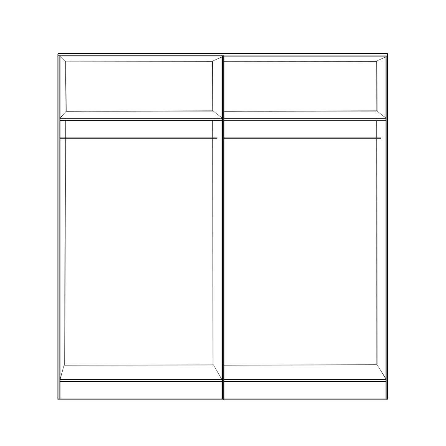 ΣΕΤ 2 ΤΜΧ ΝΤΟΥΛΑΠΑ 4ΦΥΛΛΗ SONAMA 160X42X181 HM11350.02