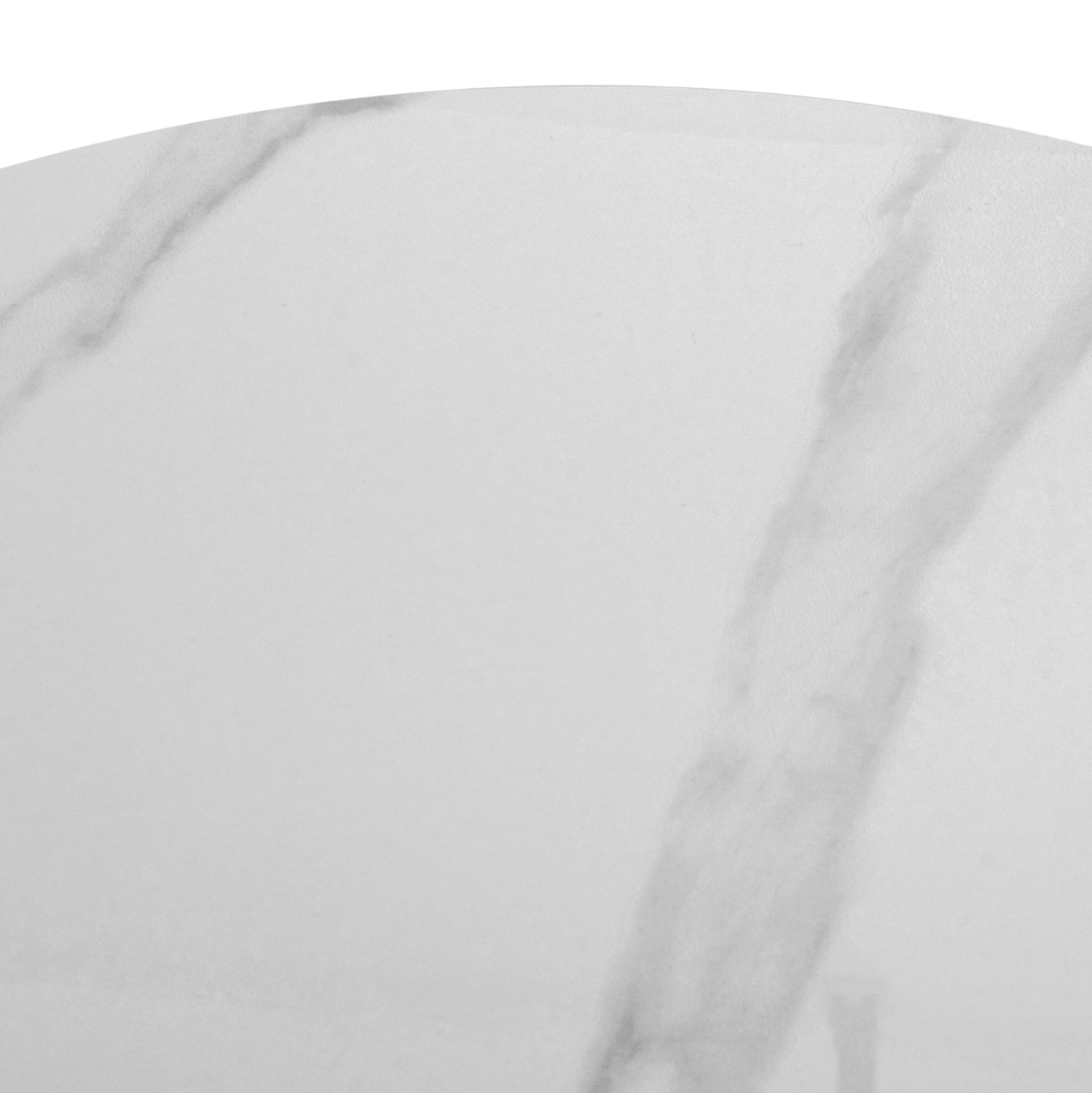 ΣΕΤ 2 ΤΡΑΠΕΖΙΑ ΣΑΛΟΝΙΟΥ LIDOX HM18306.02 SINTERED STONE TOP- SNOW WHITE ΧΡΩΜΑ Φ50 & Φ70