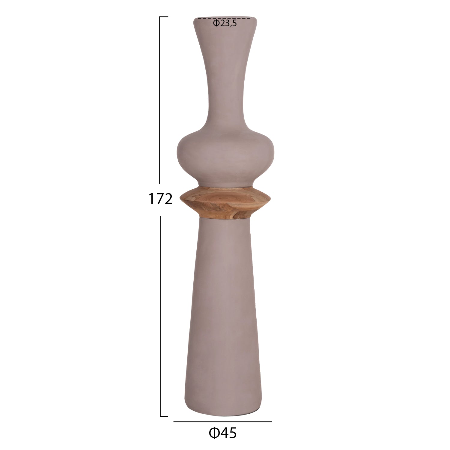 ΣΕΤ 3ΤΜΧ ΔΙΑΚΟΣΜΗΤΙΚΑ ΒΑΖΑ ΔΑΠΕΔΟΥ NEBULA HM21139.03 FIBER CEMENT-ΞΥΛΟ ΤΕΑΚ