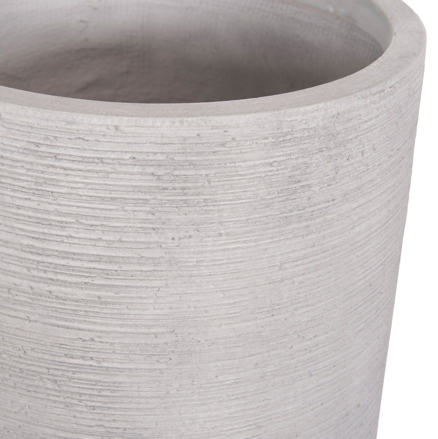ΣΕΤ 3ΤΜΧ ΓΛΑΣΤΡΕΣ ΚΥΛΙΝΔΡΟΙ ΣΕΙΡΑ GARDENER HM4721 FIBERCLAY-ΧΡΩΜΑ CEMENT Φ42x78Υεκ