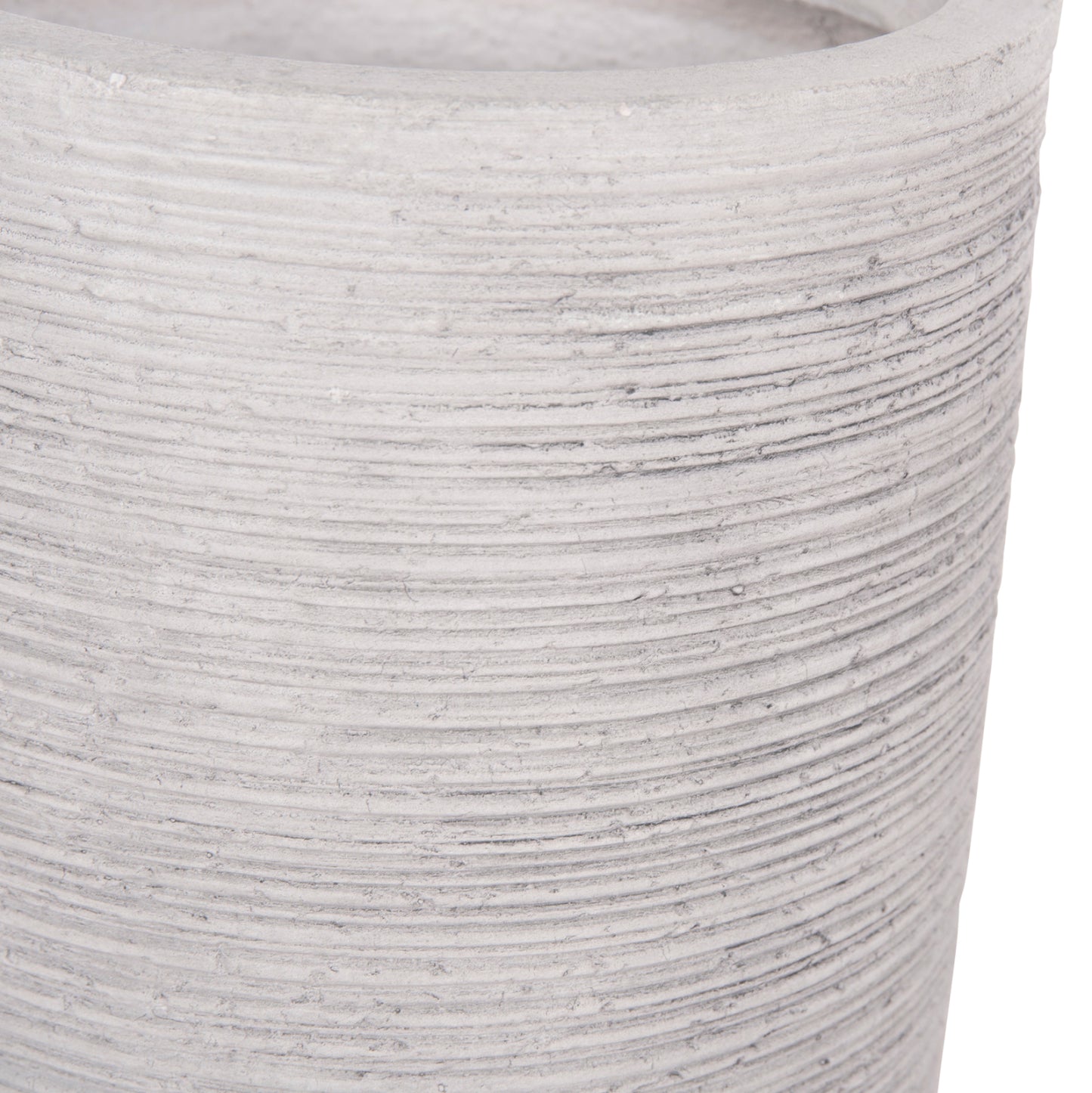 ΣΕΤ 3ΤΜΧ ΓΛΑΣΤΡΕΣ ΚΥΛΙΝΔΡΟΙ ΣΕΙΡΑ GARDENER HM4721 FIBERCLAY-ΧΡΩΜΑ CEMENT Φ42x78Υεκ
