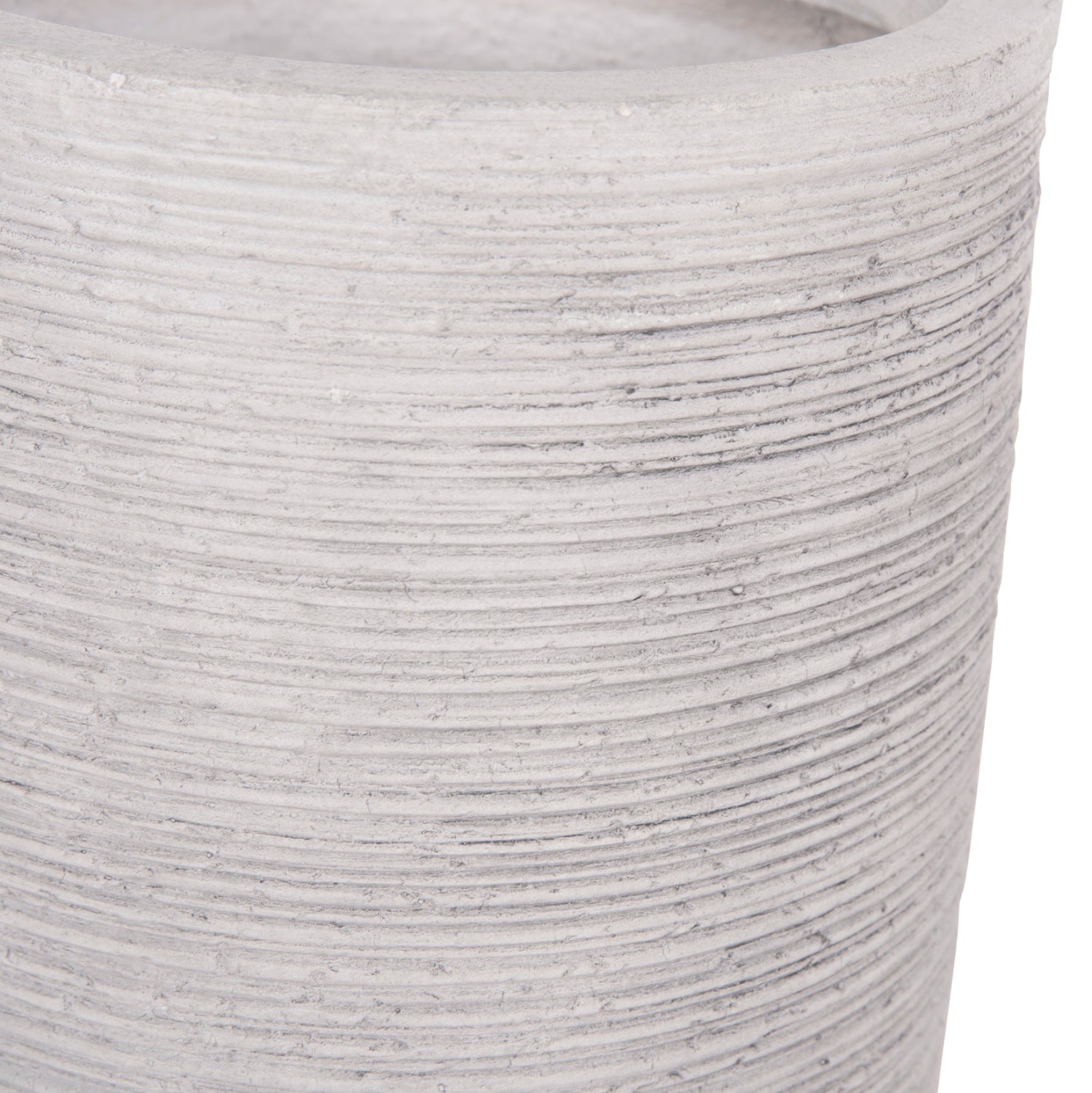 ΣΕΤ 3ΤΜΧ ΓΛΑΣΤΡΕΣ ΚΥΛΙΝΔΡΟΙ ΣΕΙΡΑ GARDENER HM4721 FIBERCLAY-ΧΡΩΜΑ CEMENT Φ42x78Υεκ