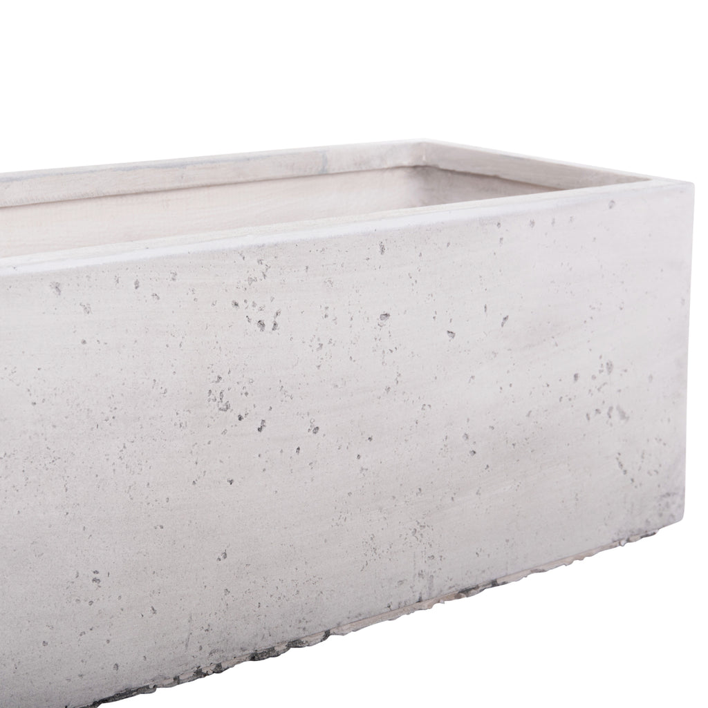 ΣΕΤ 3ΤΜΧ ΓΛΑΣΤΡΕΣ ΟΡΘΟΓΩΝΙΕΣ GARDENER HM4723 FIBERCLAY ΓΚΡΙ CEMENT 81x30x30Υεκ.