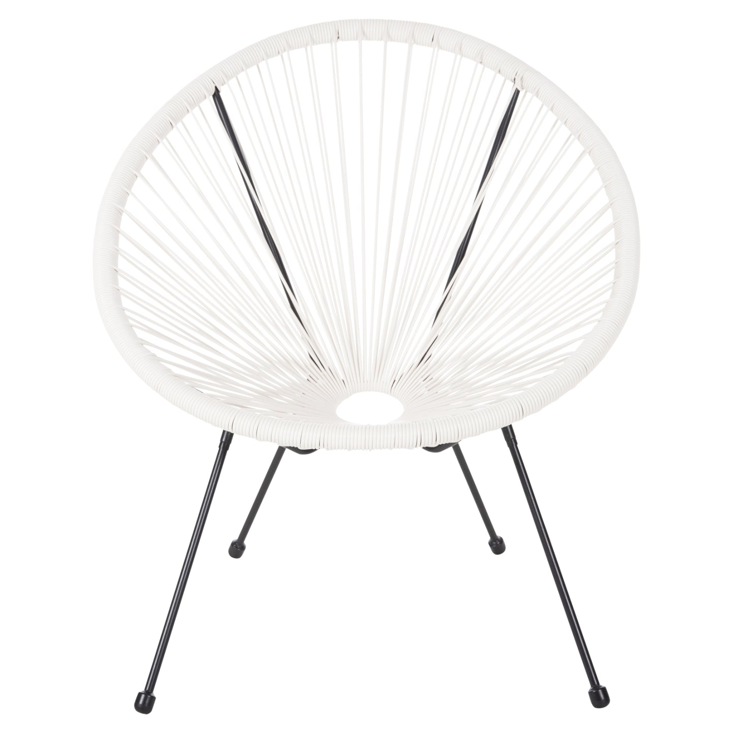 ΣΕΤ ΕΞΩΤΕΡΙΚΟΥ ΧΩΡΟΥ 3ΤΜΧ ACAPULCO HM11861.12 P.E.RATTAN ΛΕΥΚΟ-ΜΕΤΑΛΛΟ ΣΕ ΜΑΥΡΟ