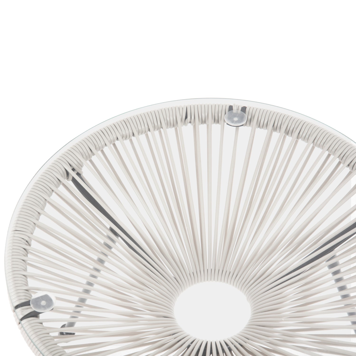 ΣΕΤ ΕΞΩΤΕΡΙΚΟΥ ΧΩΡΟΥ 3ΤΜΧ ACAPULCO HM11861.12 P.E.RATTAN ΛΕΥΚΟ-ΜΕΤΑΛΛΟ ΣΕ ΜΑΥΡΟ