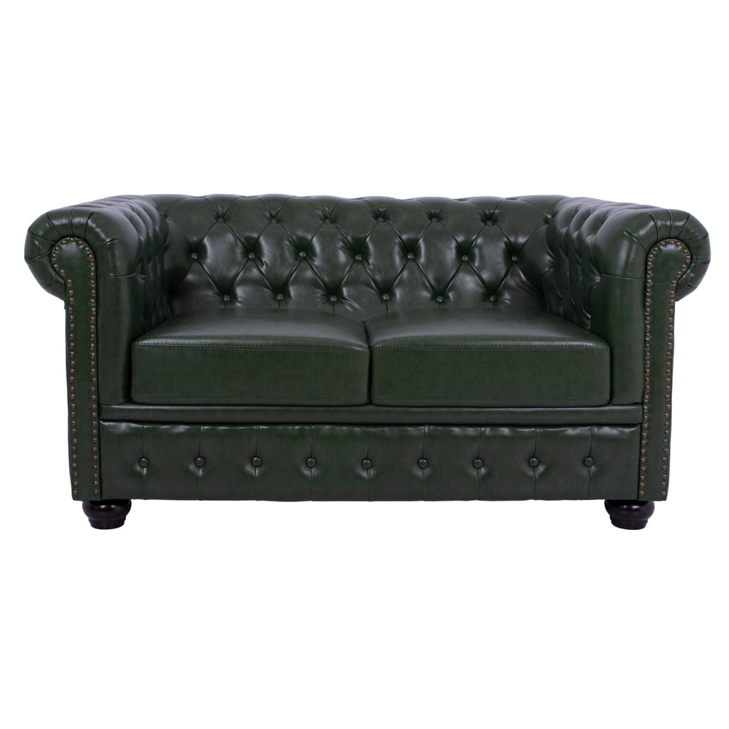 ΣΕΤ ΚΑΝΑΠΕΣ 2ΘΕΣΙΟΣ & 3ΘΕΣΙΟΣ HM10911.08 PU ΔΕΡΜΑ Τ.CHESTERFIELD ΚΥΠΑΡΙΣΣΙ