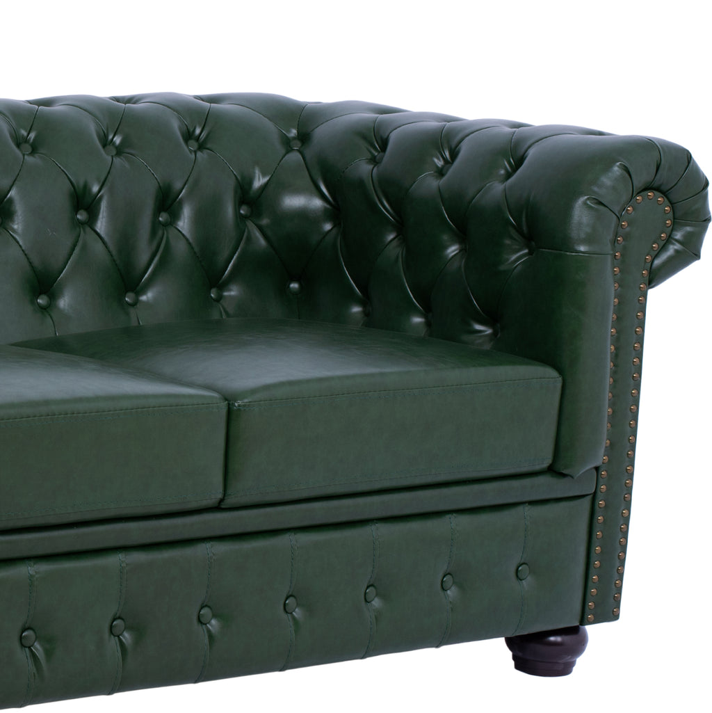ΣΕΤ ΚΑΝΑΠΕΣ 2ΘΕΣΙΟΣ & 3ΘΕΣΙΟΣ HM10911.08 PU ΔΕΡΜΑ Τ.CHESTERFIELD ΚΥΠΑΡΙΣΣΙ
