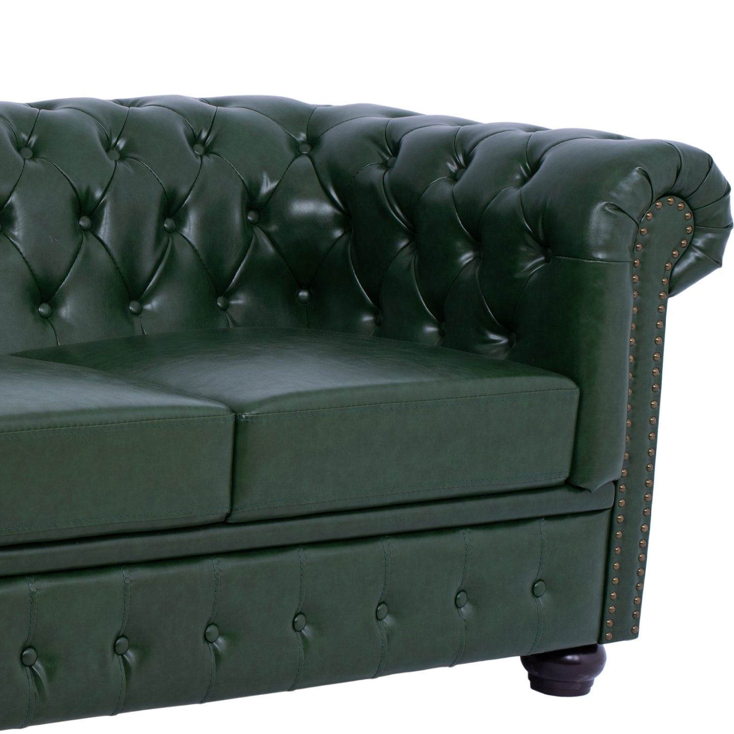ΣΕΤ ΚΑΝΑΠΕΣ 2ΘΕΣΙΟΣ & 3ΘΕΣΙΟΣ HM10911.08 PU ΔΕΡΜΑ Τ.CHESTERFIELD ΚΥΠΑΡΙΣΣΙ