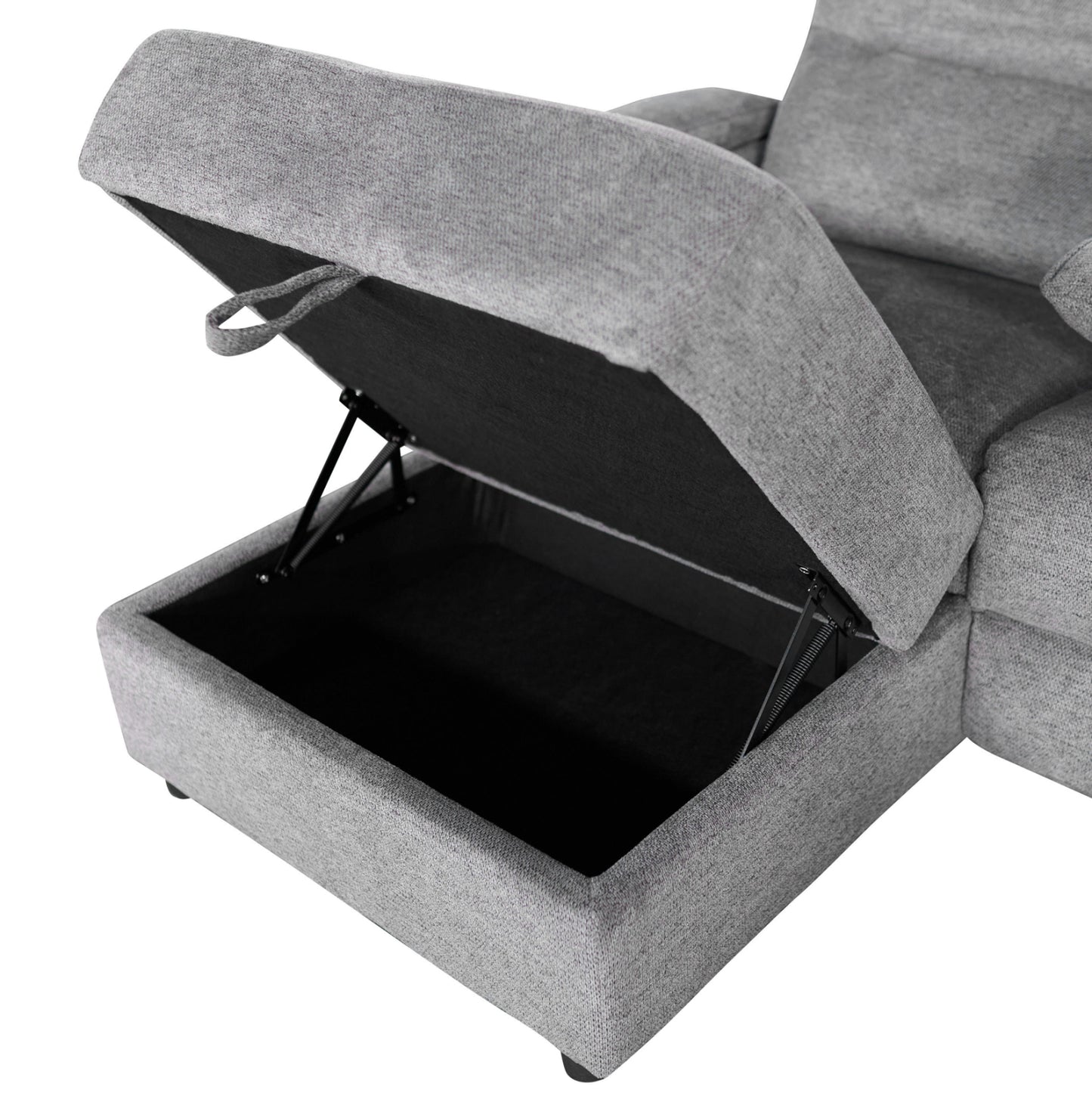 ΣΕΤ ΚΑΝΑΠΕΣ-ΠΟΛΥΘΡΟΝΑ RELAX SYNTHIA HM10735.03 ΓΚΡΙ ΥΦΑΣΜΑ-ΗΛ.ΑΝΑΚΛΙΣΗ [L]