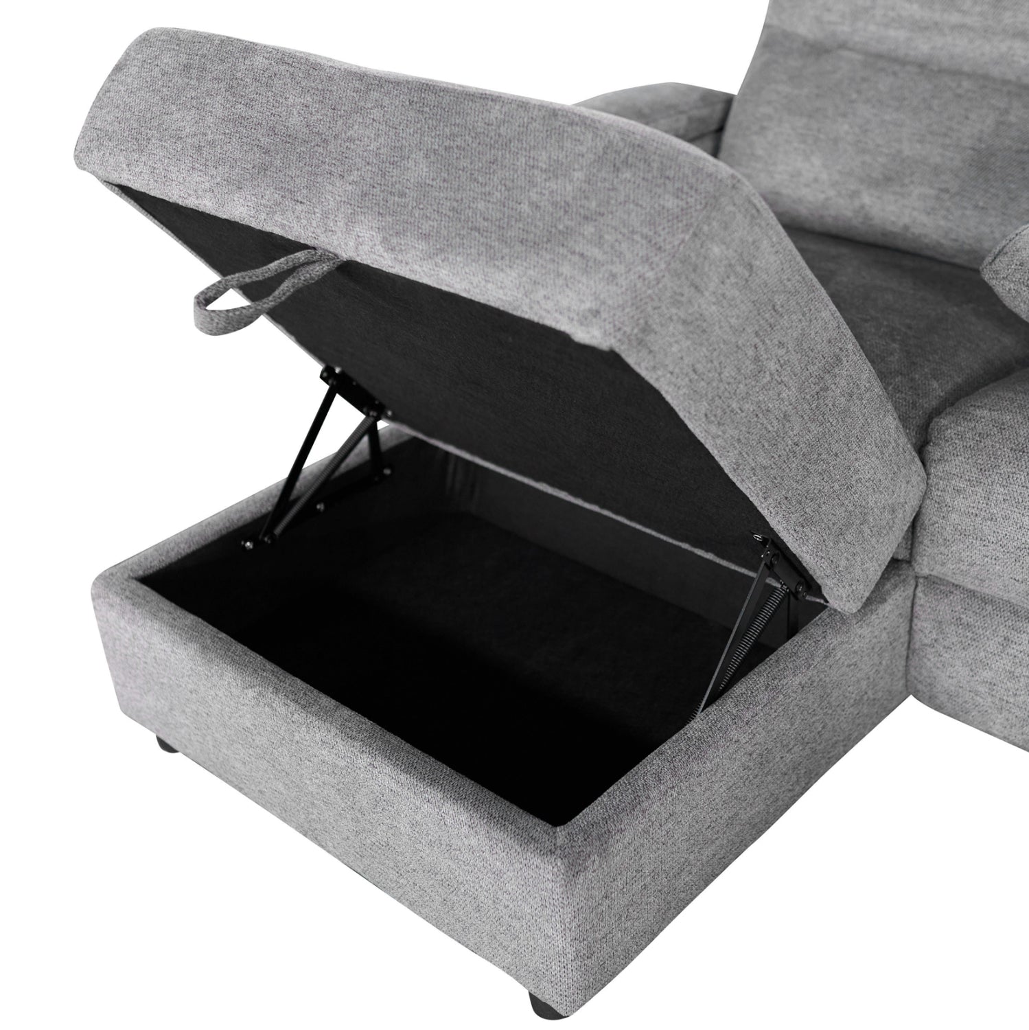 ΣΕΤ ΚΑΝΑΠΕΣ-ΠΟΛΥΘΡΟΝΑ RELAX SYNTHIA HM10735.03 ΓΚΡΙ ΥΦΑΣΜΑ-ΗΛ.ΑΝΑΚΛΙΣΗ [L]