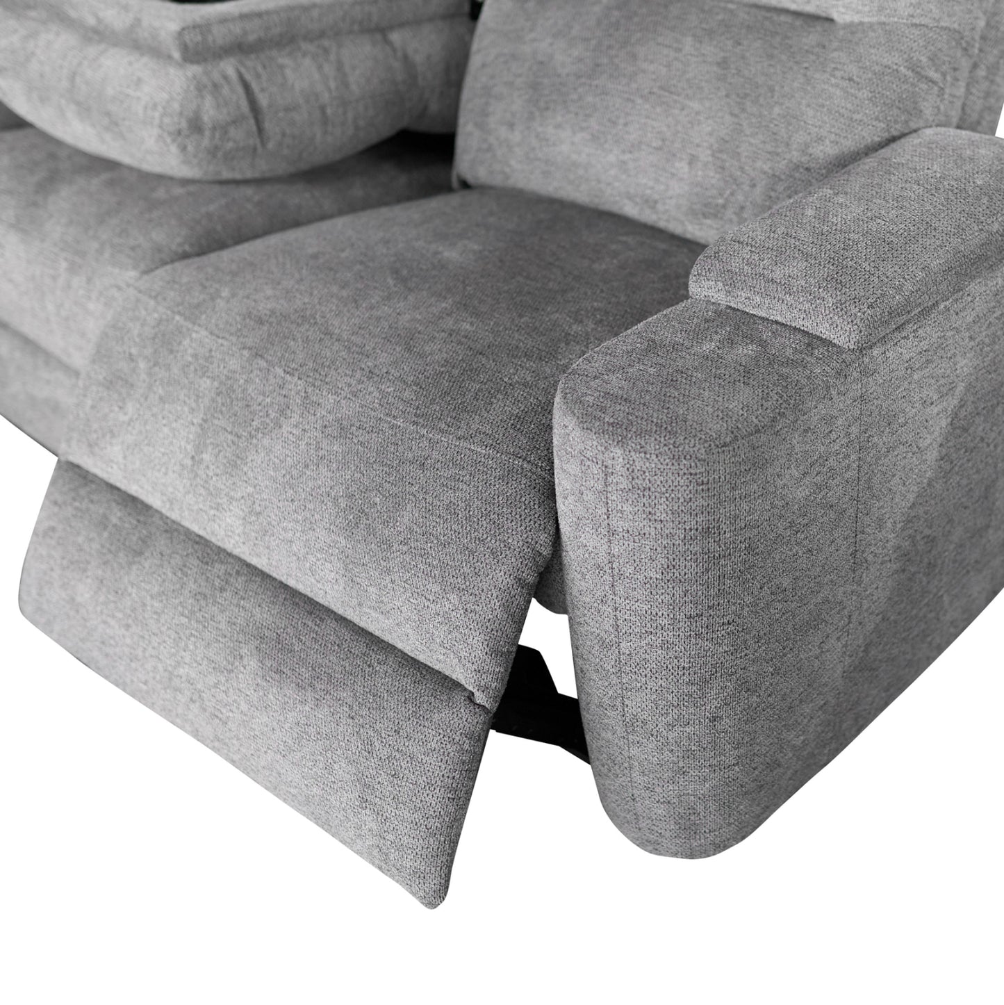ΣΕΤ ΚΑΝΑΠΕΣ-ΠΟΛΥΘΡΟΝΑ RELAX SYNTHIA HM10735.03 ΓΚΡΙ ΥΦΑΣΜΑ-ΗΛ.ΑΝΑΚΛΙΣΗ [L]