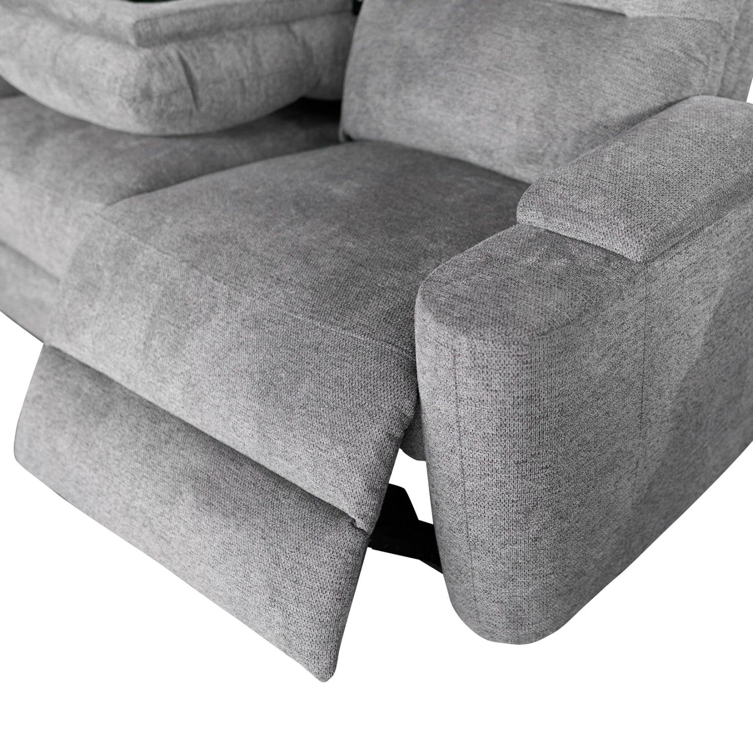 ΣΕΤ ΚΑΝΑΠΕΣ-ΠΟΛΥΘΡΟΝΑ RELAX SYNTHIA HM10735.03 ΓΚΡΙ ΥΦΑΣΜΑ-ΗΛ.ΑΝΑΚΛΙΣΗ [L]