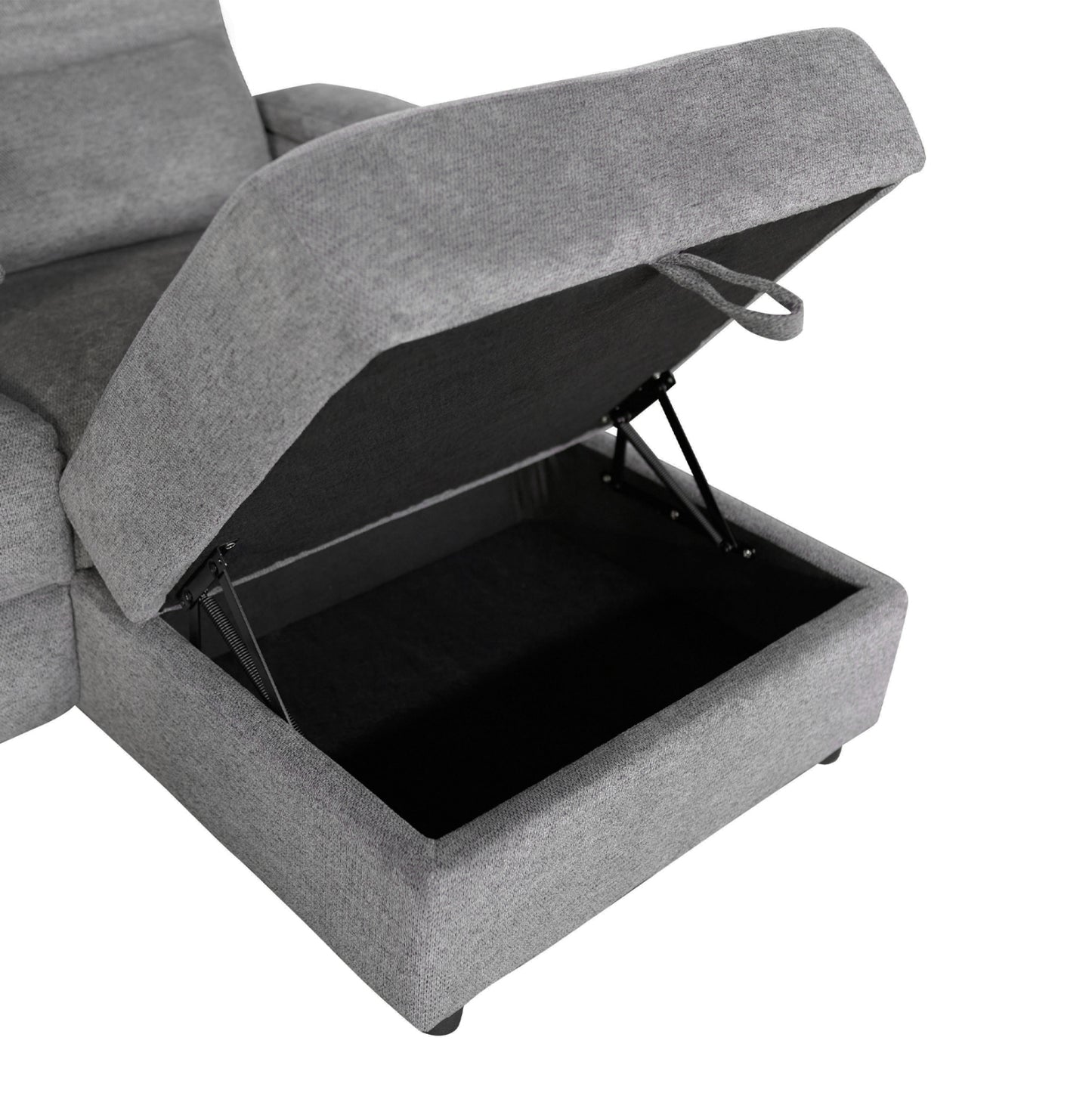 ΣΕΤ ΚΑΝΑΠΕΣ-ΠΟΛΥΘΡΟΝΑ RELAX SYNTHIA HM10736.03 ΓΚΡΙ ΥΦΑΣΜΑ-ΗΛ.ΑΝΑΚΛΙΣΗ [R]