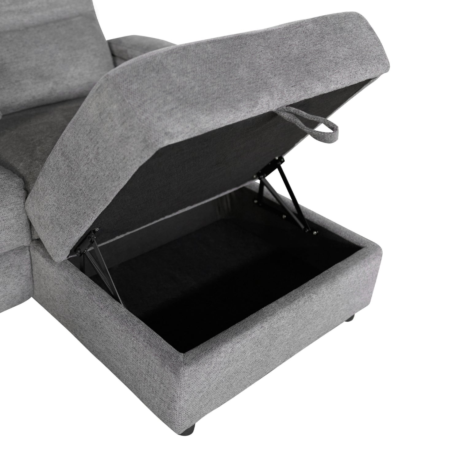 ΣΕΤ ΚΑΝΑΠΕΣ-ΠΟΛΥΘΡΟΝΑ RELAX SYNTHIA HM10736.03 ΓΚΡΙ ΥΦΑΣΜΑ-ΗΛ.ΑΝΑΚΛΙΣΗ [R]