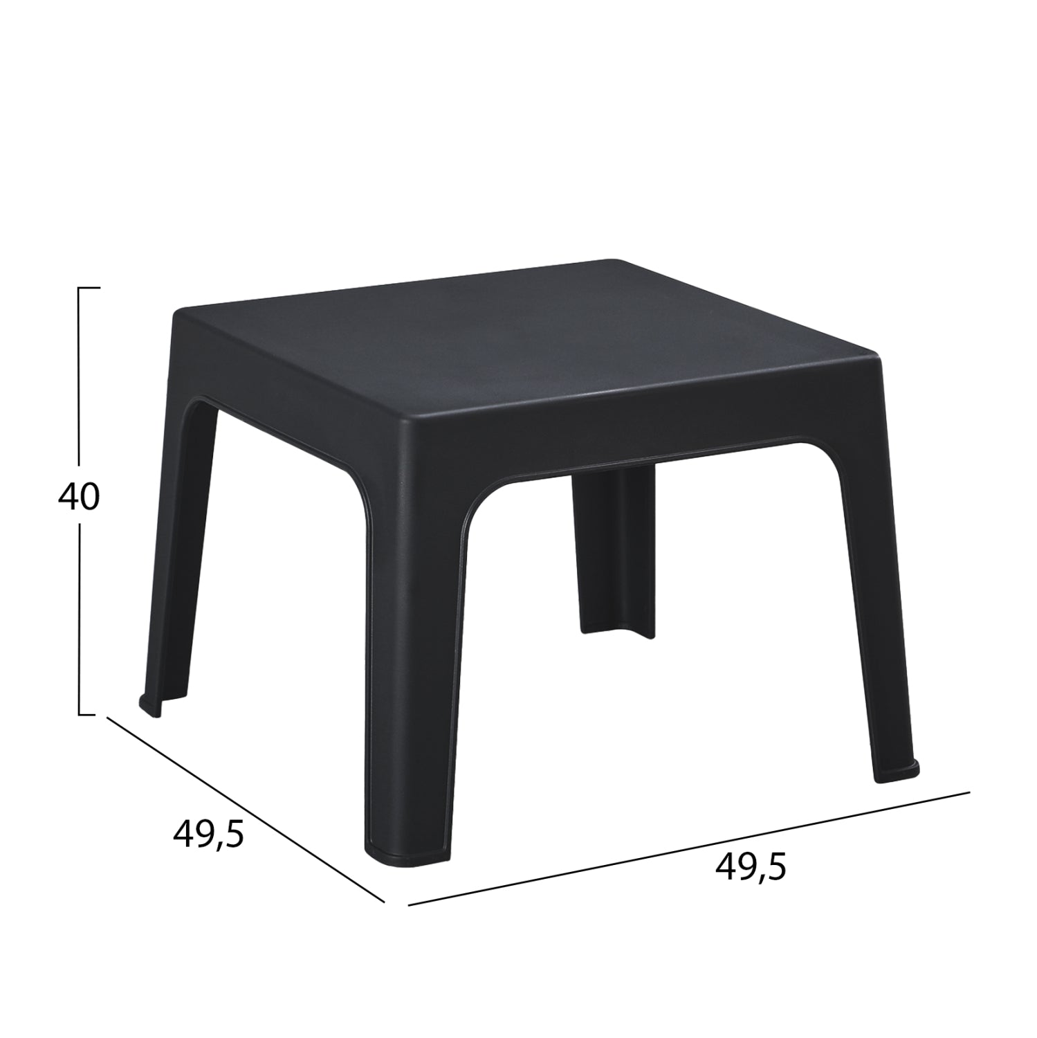 ΣΕΤ LOUNGE 3ΤΜΧ SLEEK HM21274.02 ΜΑΥΡΟ ΠΟΛΥΠΡΟΠΥΛΕΝΙΟ