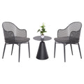 ΣΕΤ LOUNGE 3TMX ΕΞ.ΧΩΡΟΥ OREGO HM21106.01 ΑΛΟΥΜΙΝΙΟ ΣΕ ΣΚΟΥΡΟ ΓΚΡΙ