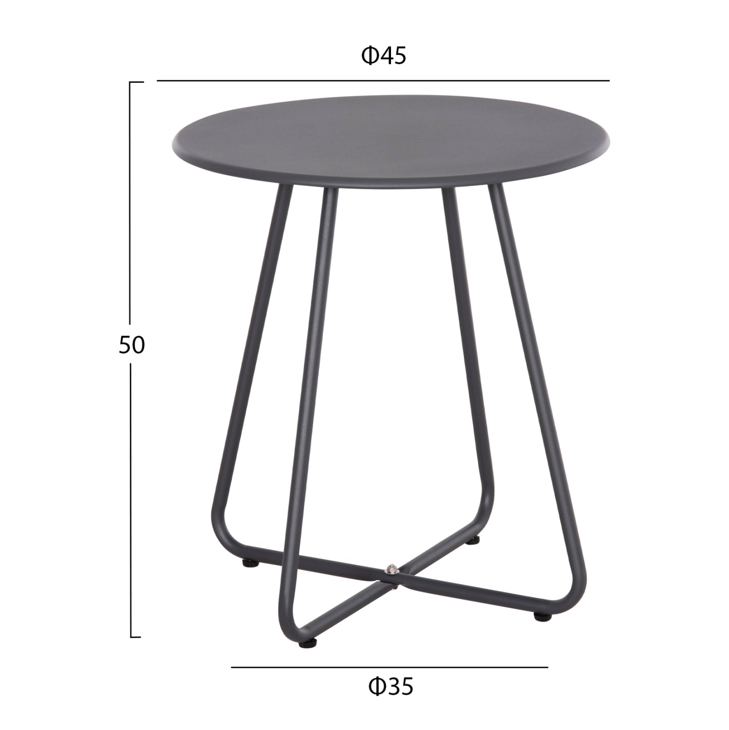 ΣΕΤ LOUNGE 3TMX ΕΞ.ΧΩΡΟΥ OREGO HM21107.01 ΑΛΟΥΜΙΝΙΟ & ΜΕΤΑΛΛΟ ΣΕ ΣΚΟΥΡΟ ΓΚΡΙ