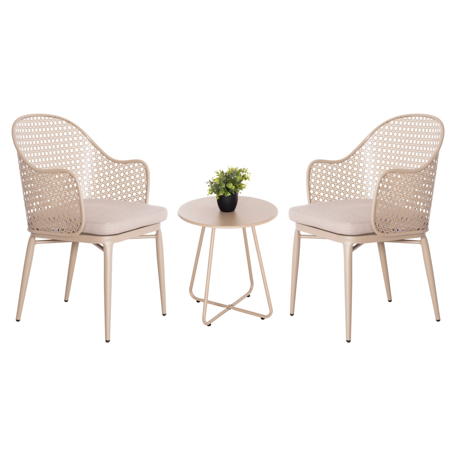 ΣΕΤ LOUNGE 3TMX ΕΞ.ΧΩΡΟΥ OREGO HM21107.03 ΑΛΟΥΜΙΝΙΟ & ΜΕΤΑΛΛΟ ΣΕ ΚΑΠΟΥΤΣΙΝΟ