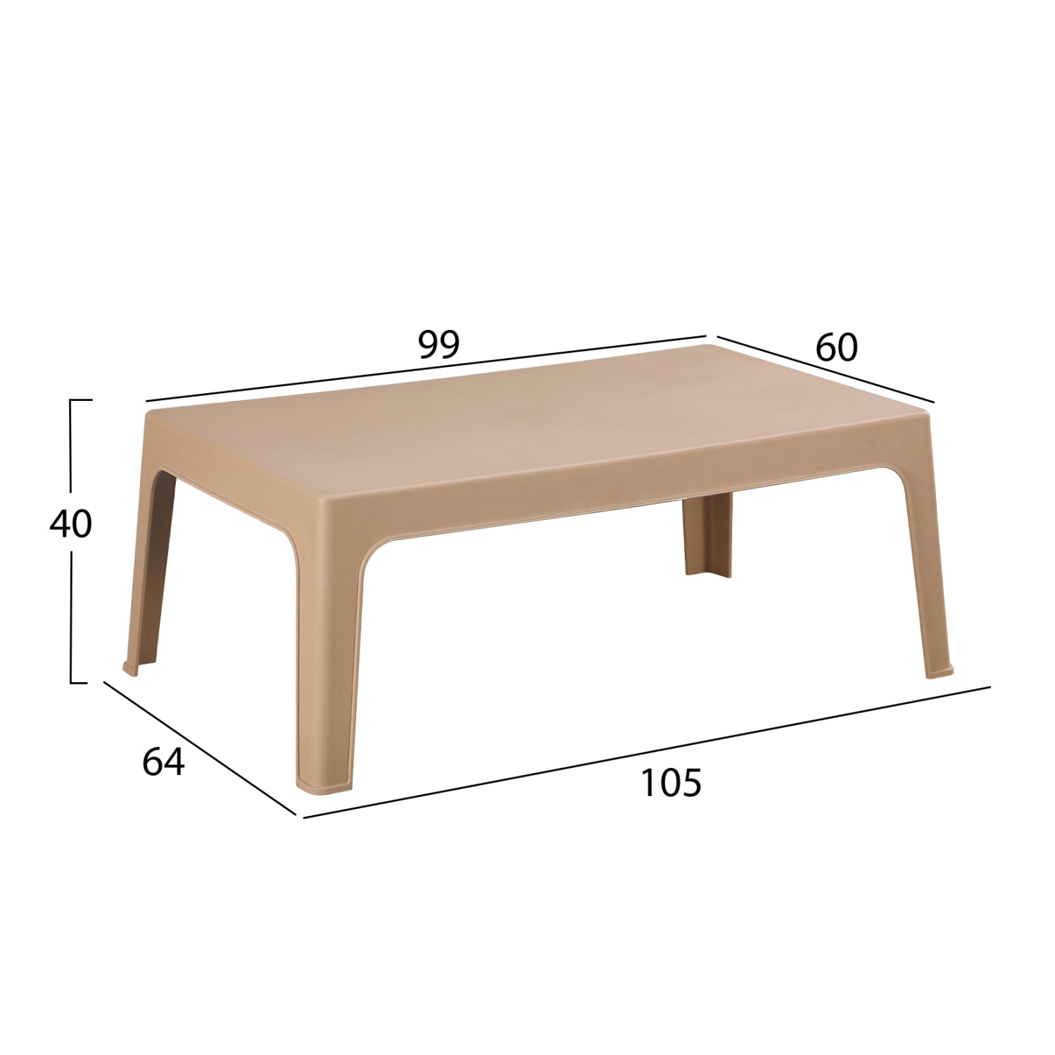 ΣΕΤ LOUNGE 4ΤΜΧ SLEEK HM21275.03 ΚΑΠΟΥΤΣΙΝΟ ΠΟΛΥΠΡΟΠΥΛΕΝΙΟ