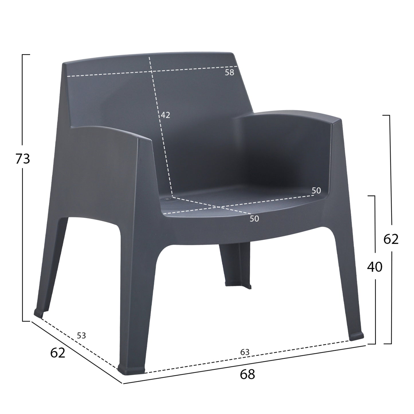ΣΕΤ LOUNGE 4ΤΜΧ SLEEK HM21275.10 ΓΚΡΙ ΠΟΛΥΠΡΟΠΥΛΕΝΙΟ