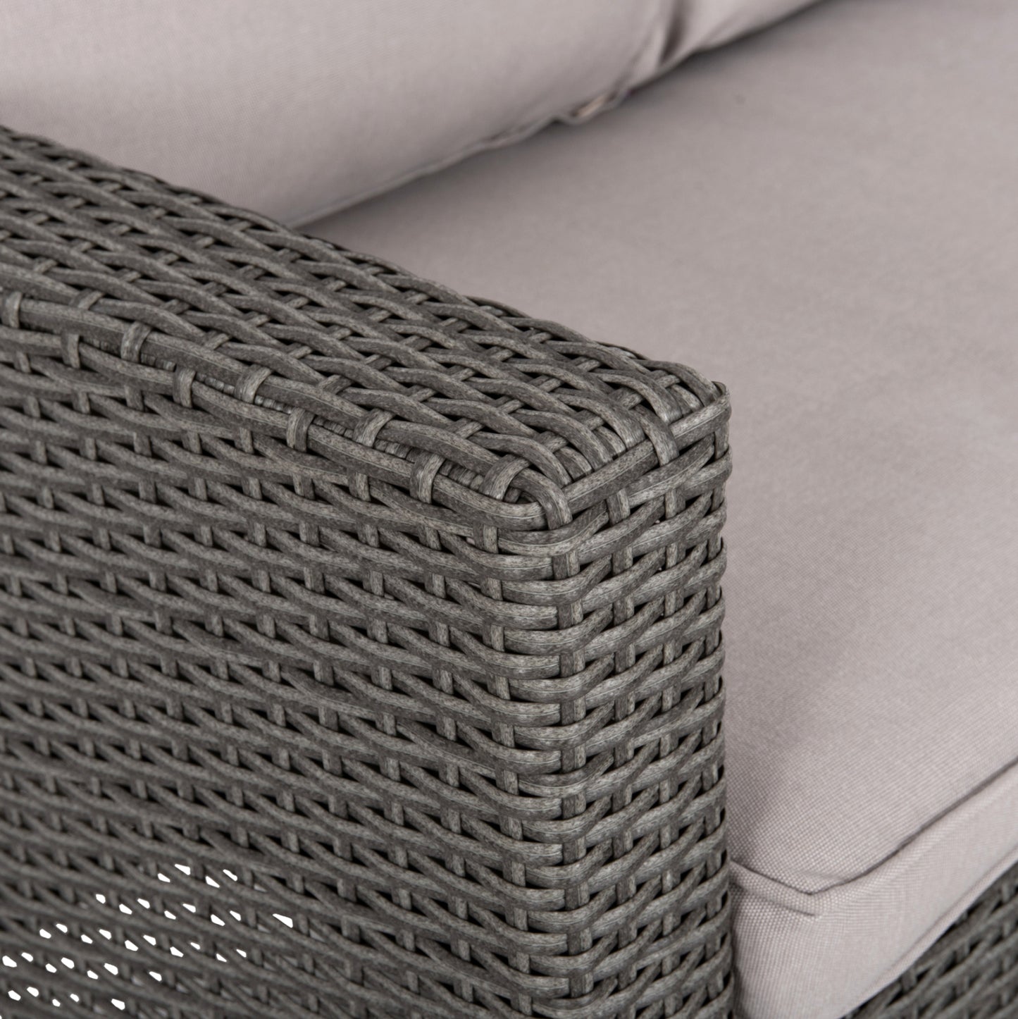 ΣΕΤ ΣΑΛΟΝΙ ΓΩΝΙΑ & ΤΡΑΠΕΖΙ CARSON HM6078.01 ΓΚΡΙ ΣΥΝΘ.RATTAN-ΜΑΞΙΛΑΡΙΑ