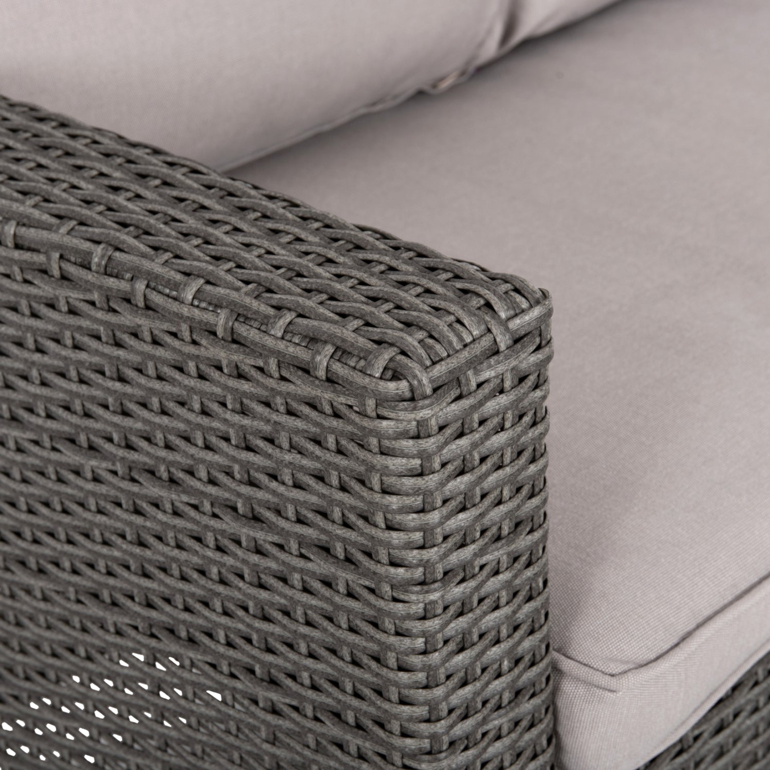 ΣΕΤ ΣΑΛΟΝΙ ΓΩΝΙΑ & ΤΡΑΠΕΖΙ CARSON HM6078.01 ΓΚΡΙ ΣΥΝΘ.RATTAN-ΜΑΞΙΛΑΡΙΑ