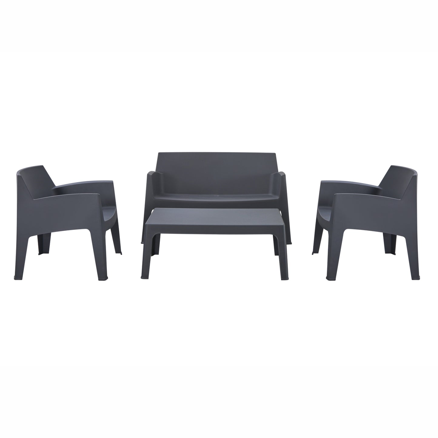 ΣΕΤ ΣΑΛΟΝΙ ΕΞ.ΧΩΡΟΥ 4ΤΜΧ SLEEK HM21268.10 ΓΚΡΙ ΠΟΛΥΠΡΟΠΥΛΕΝΙΟ