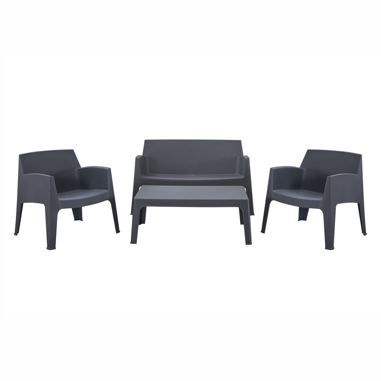 ΣΕΤ ΣΑΛΟΝΙ ΕΞ.ΧΩΡΟΥ 4ΤΜΧ SLEEK HM21268.10 ΓΚΡΙ ΠΟΛΥΠΡΟΠΥΛΕΝΙΟ