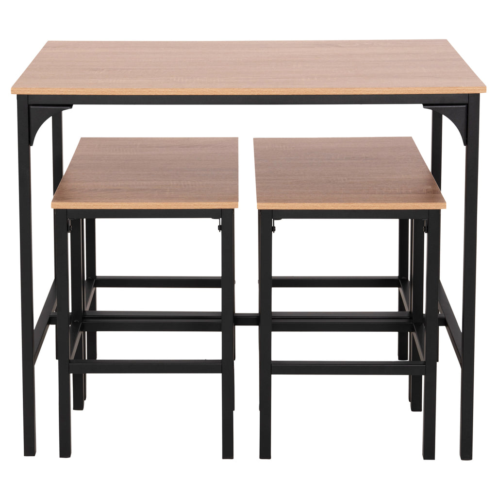 ΣΕΤ ΤΡΑΠΕΖΑΡΙΑ ΜΠΑΡ 5ΤΜΧ BOXY HM9882.01 ΜΑΥΡΟ ΜΕΤΑΛΛΟ-ΜΕΛΑΜΙΝΗ ΣΕ SONAMA