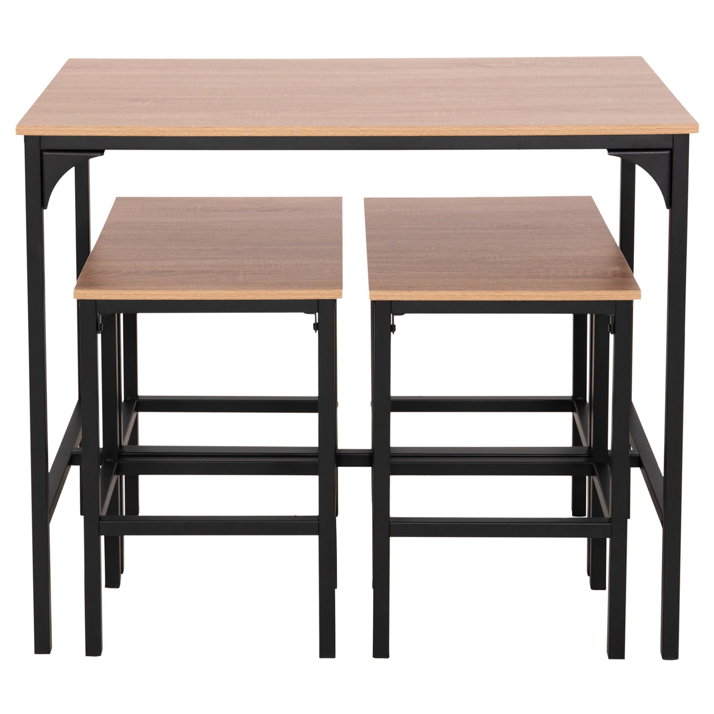 ΣΕΤ ΤΡΑΠΕΖΑΡΙΑ ΜΠΑΡ 5ΤΜΧ BOXY HM9882.01 ΜΑΥΡΟ ΜΕΤΑΛΛΟ-ΜΕΛΑΜΙΝΗ ΣΕ SONAMA