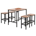 ΣΕΤ ΤΡΑΠΕΖΑΡΙΑ ΜΠΑΡ 5ΤΜΧ BOXY HM9882.01 ΜΑΥΡΟ ΜΕΤΑΛΛΟ-ΜΕΛΑΜΙΝΗ ΣΕ SONAMA