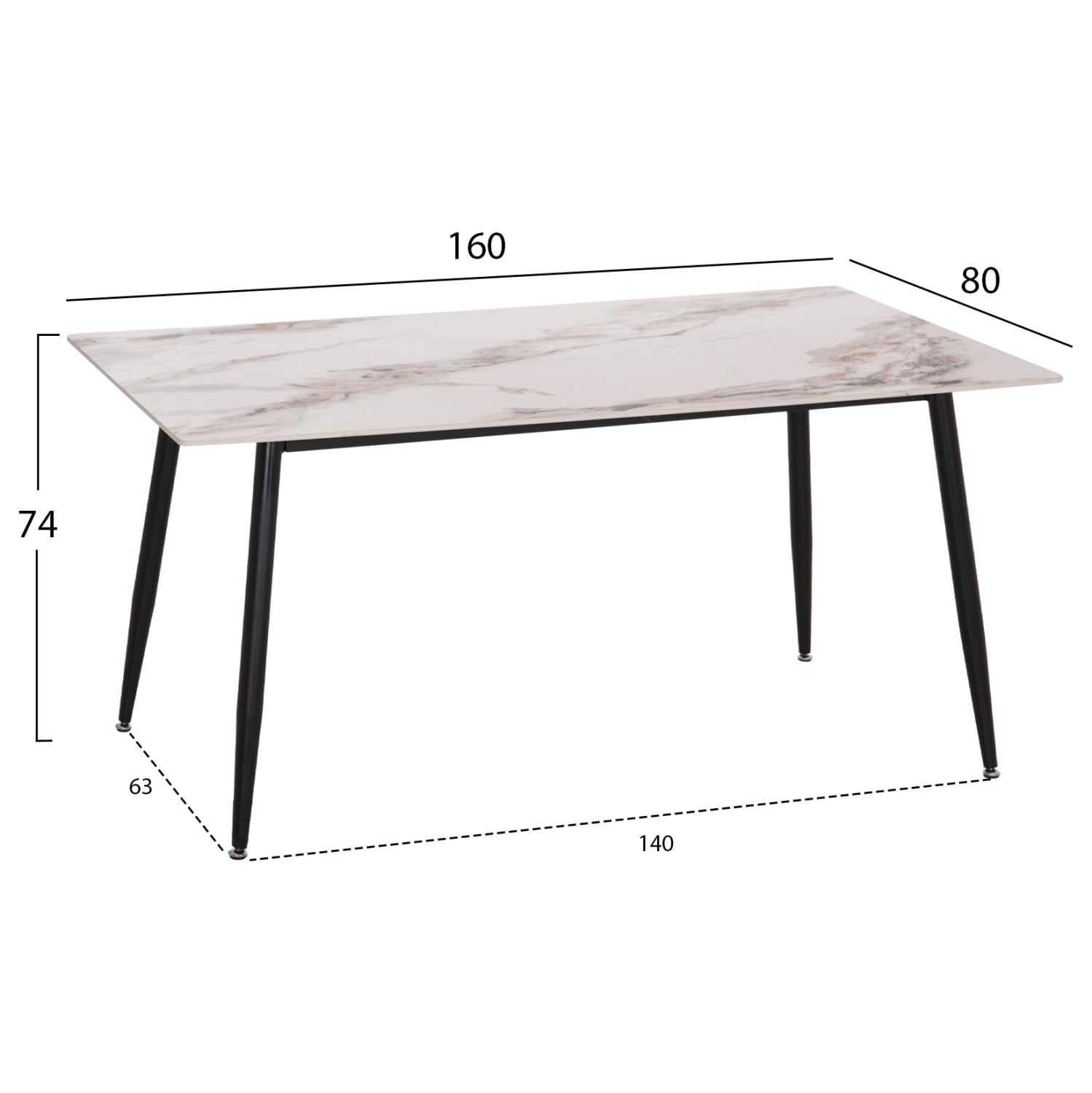ΣΕΤ ΤΡΑΠΕΖΑΡΙΑΣ 5ΤΜΧ DETTON HM10951.02 ΚΕΡΑΜΙΚΟ TOP--ΥΦΑΣΜΑ ΜΠΕΖ/ΚΑΦΕ & ΜΕΤΑΛ.ΠΟΔΙΑ