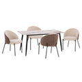 ΣΕΤ ΤΡΑΠΕΖΑΡΙΑΣ 5ΤΜΧ DETTON HM10951.02 ΚΕΡΑΜΙΚΟ TOP--ΥΦΑΣΜΑ ΜΠΕΖ/ΚΑΦΕ & ΜΕΤΑΛ.ΠΟΔΙΑ