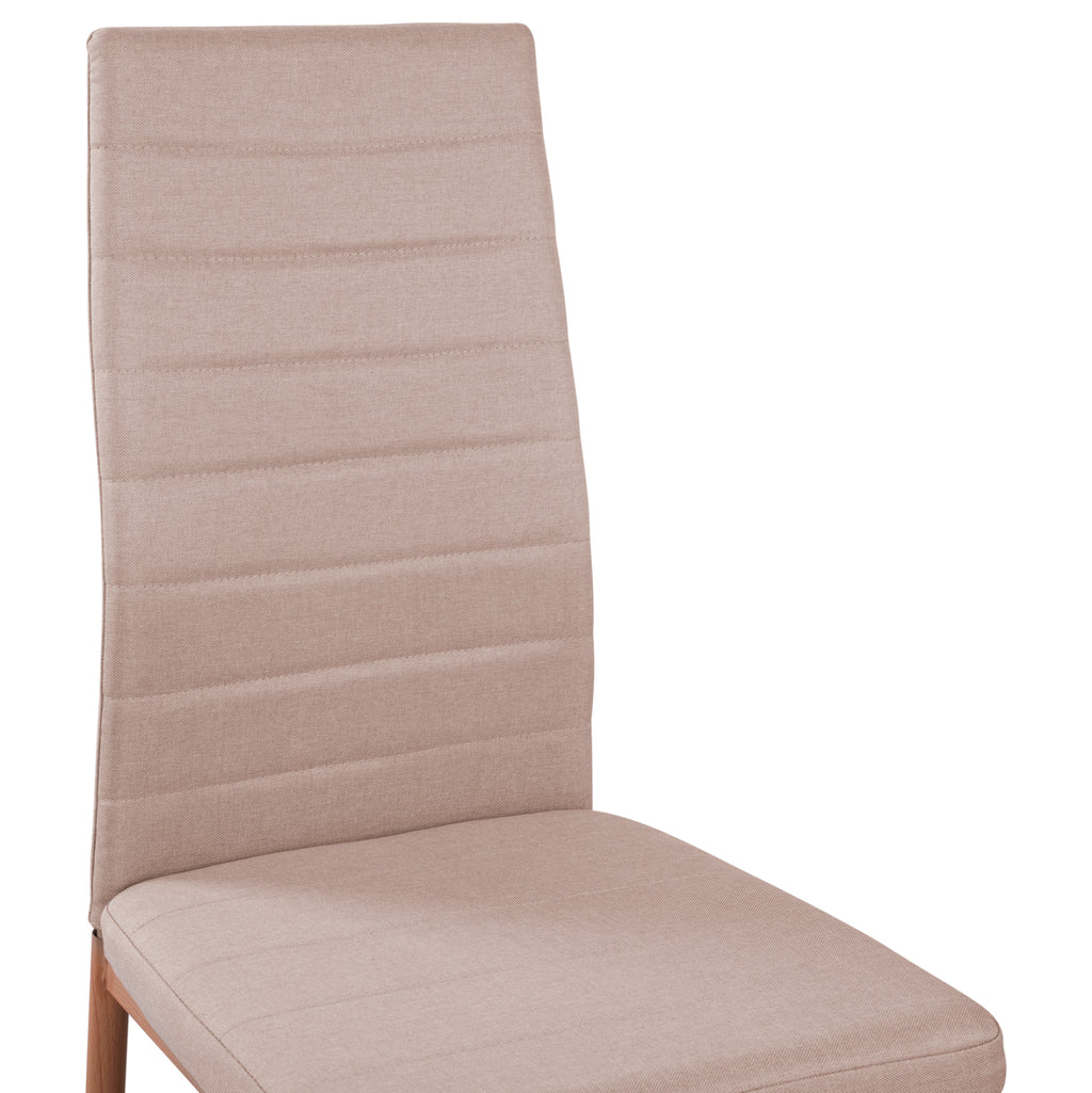 ΣΕΤ ΤΡΑΠΕΖΑΡΙΑΣ 5ΤΜΧ MINIMAL HM11767 ΛΕΥΚΟ MDF-ΜΠΕΖ ΥΦΑΣΜΑ