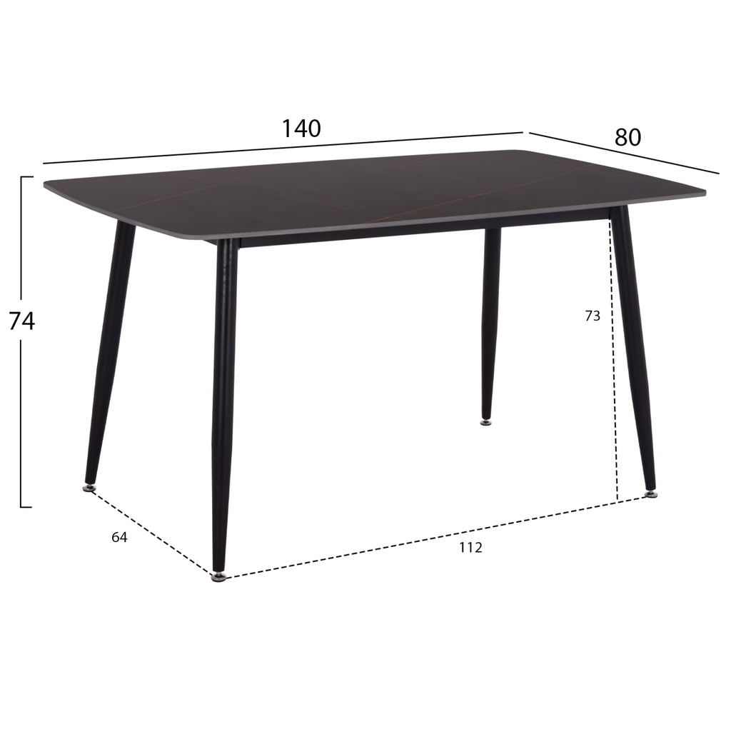 ΣΕΤ ΤΡΑΠΕΖΑΡΙΑΣ 5ΤΜΧ RAVEN HM12116.03 ΚΕΡΑΜΙΚΟ TOP ΜΑΥΡΟ ΜΑΡΜΑΡΟ--ΜΑΥΡΟ ΒΕΛΟΥΔΟ