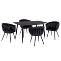 ΣΕΤ ΤΡΑΠΕΖΑΡΙΑΣ 5ΤΜΧ RAVEN HM12116.03 ΚΕΡΑΜΙΚΟ TOP ΜΑΥΡΟ ΜΑΡΜΑΡΟ--ΜΑΥΡΟ ΒΕΛΟΥΔΟ