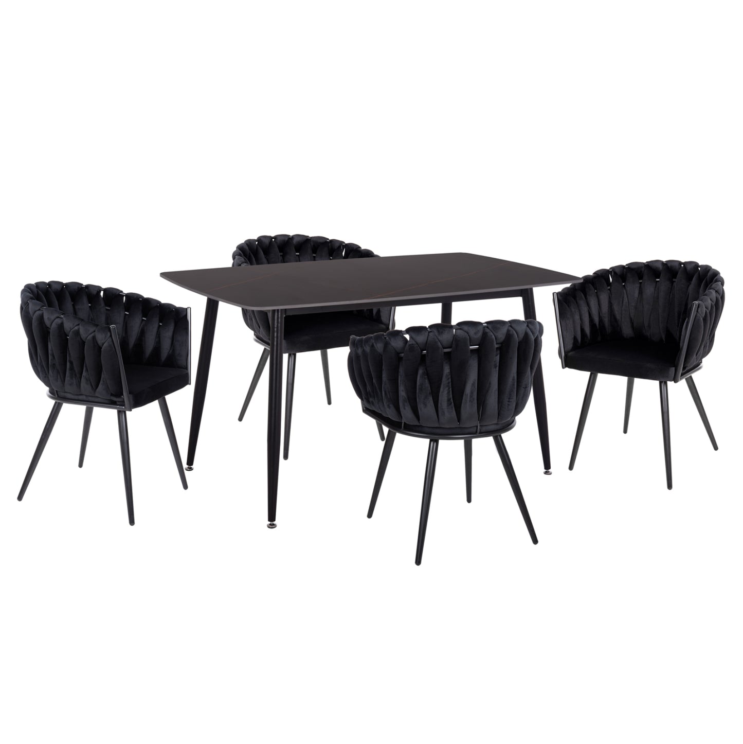 ΣΕΤ ΤΡΑΠΕΖΑΡΙΑΣ 5ΤΜΧ RAVEN HM12116.03 ΚΕΡΑΜΙΚΟ TOP ΜΑΥΡΟ ΜΑΡΜΑΡΟ--ΜΑΥΡΟ ΒΕΛΟΥΔΟ