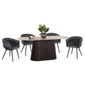 ΣΕΤ ΤΡΑΠΕΖΑΡΙΑΣ 5ΤΜΧ CATER HM12118.01 ΚΕΡΑΜΙΚΟ TOP ΟΒΑΛ--ΓΚΡΙ ΒΕΛΟΥΔΟ