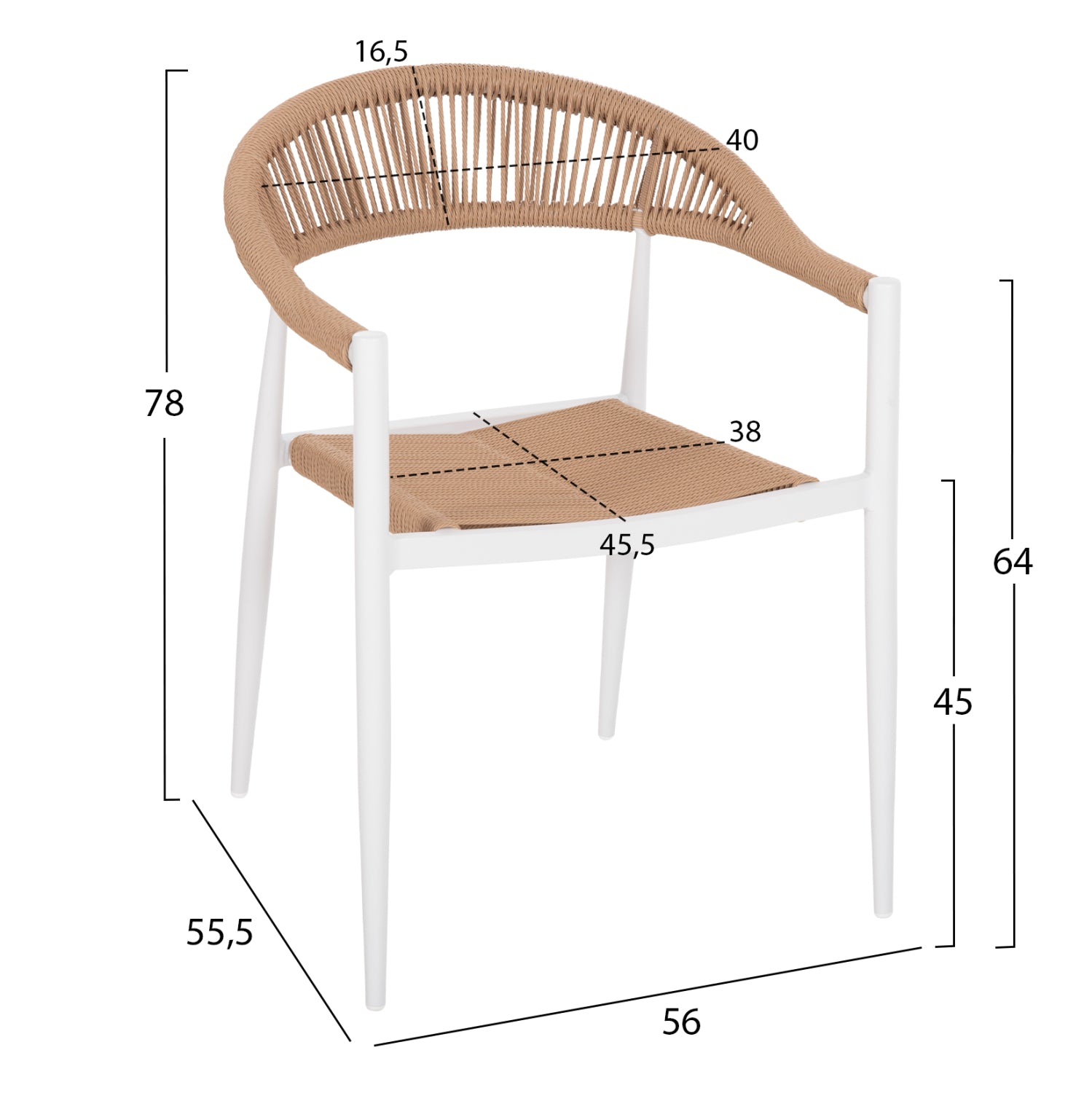 ΣΕΤ ΤΡΑΠΕΖΑΡΙΑΣ 5ΤΜΧ GRET HM21022 ΤΡΑΠΕΖΙ ΜΕΤΑΛ.ΛΕΥΚΟ--ΚΑΡΕΚΛΕΣ ΑΛΟΥΜΙΝΙΟΥ