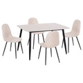 ΣΕΤ ΤΡΑΠΕΖΑΡΙΑΣ 5ΤΜΧ RAVEN HM21068.01 ΚΕΡΑΜΙΚΟ TOP ΛΕΥΚΟ ΜΑΡΜΑΡΟ--ΜΠΕΖ ΥΦΑΣΜΑ