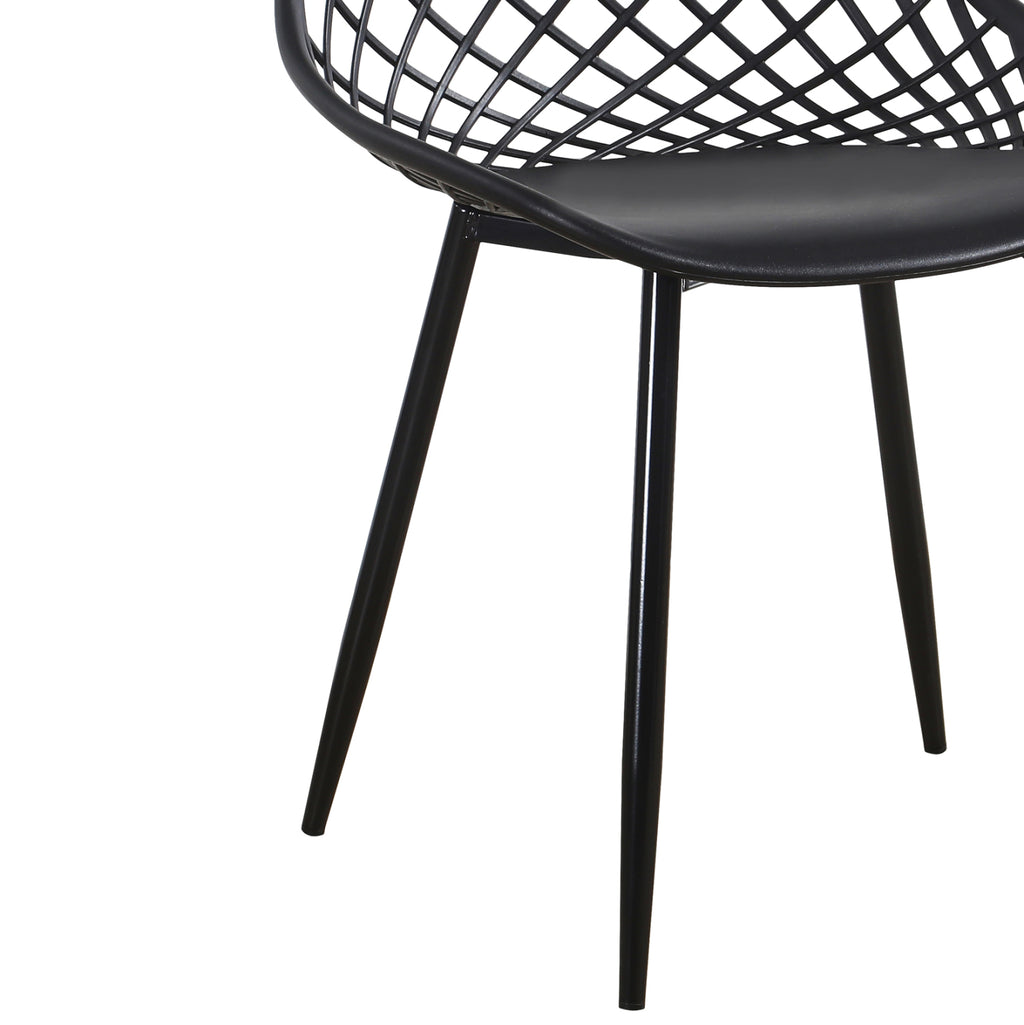 ΣΕΤ ΤΡΑΠΕΖΑΡΙΑΣ 5ΤΜΧ LIO HM21175 MDF TOP & ΠΟΛΥΠΡΟΠΥΛΕΝΙΟ ΣΕ ΜΑΥΡΟ