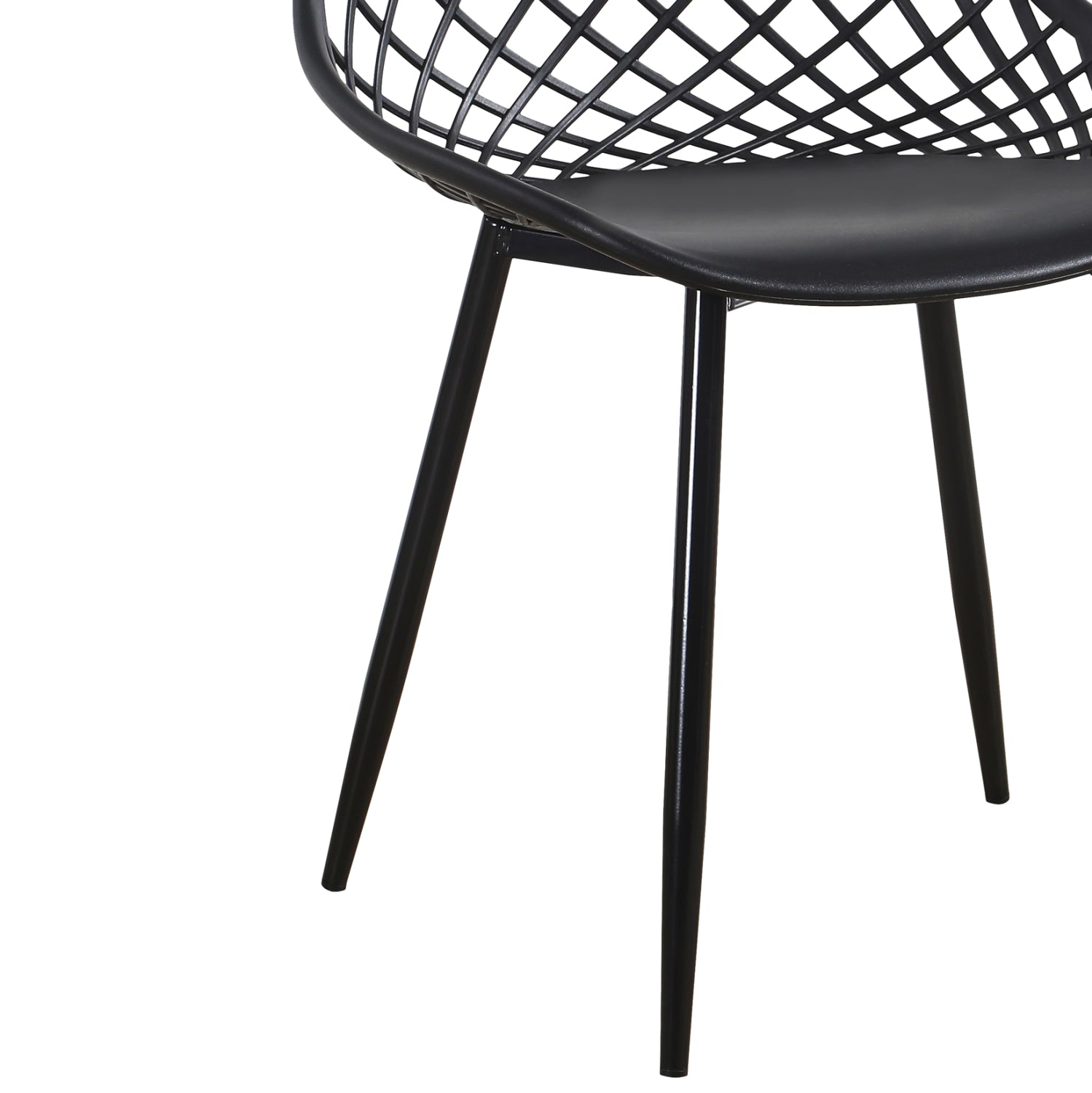 ΣΕΤ ΤΡΑΠΕΖΑΡΙΑΣ 5ΤΜΧ LIO HM21175 MDF TOP & ΠΟΛΥΠΡΟΠΥΛΕΝΙΟ ΣΕ ΜΑΥΡΟ