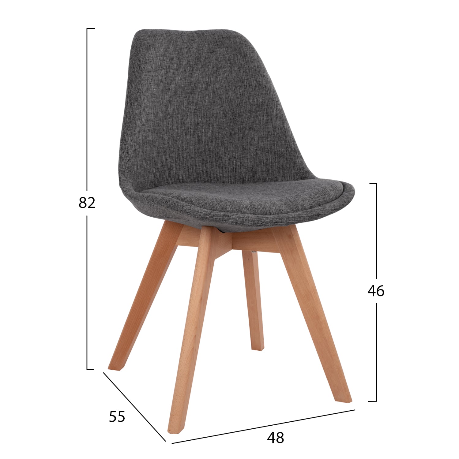 ΣΕΤ ΤΡΑΠΕΖΑΡΙΑΣ 5ΤΜΧ VEGAS HM21177 MDF TOP ΣΕ ΓΚΡΙ--ΥΦΑΣΜΑ ΣΕ ΓΚΡΙ