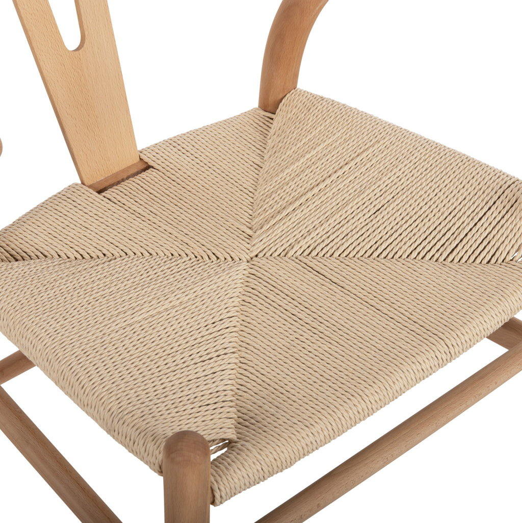 ΣΕΤ ΤΡΑΠΕΖΑΡΙΑΣ 5ΤΜΧ BRAVE HM21182 MDF TOP-ΞΥΛΟ ΟΞΙΑΣ & PAPER ROPE ΣΕ ΦΥΣΙΚΟ